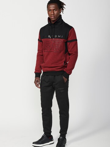 KOROSHI Sweatshirt in Rot