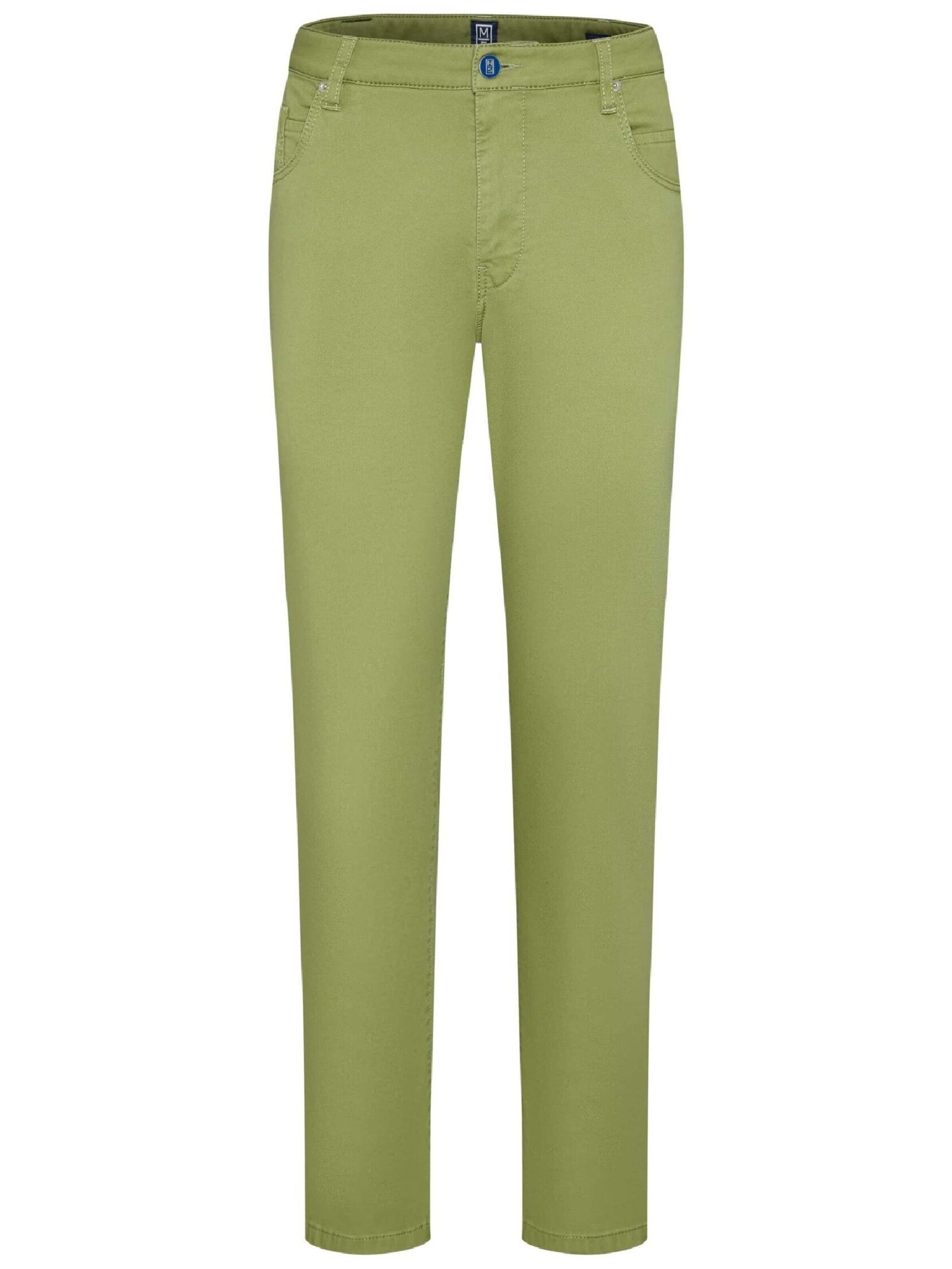 Regular Pantalon chino MEYER en vert : devant