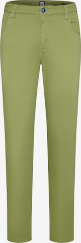 Regular Pantalon chino MEYER en vert : devant