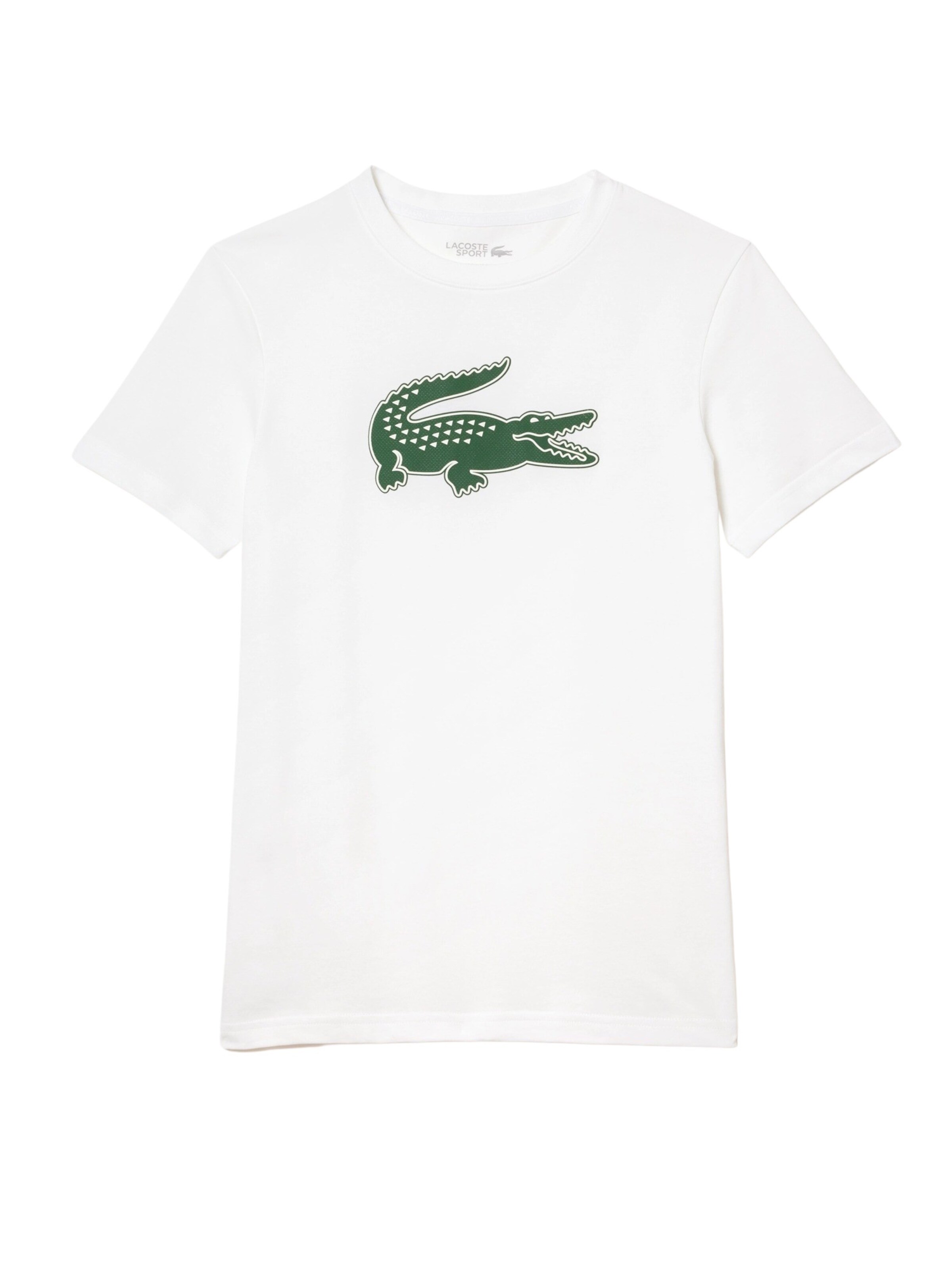 Lacoste Sport Тениска в бяло: отпред