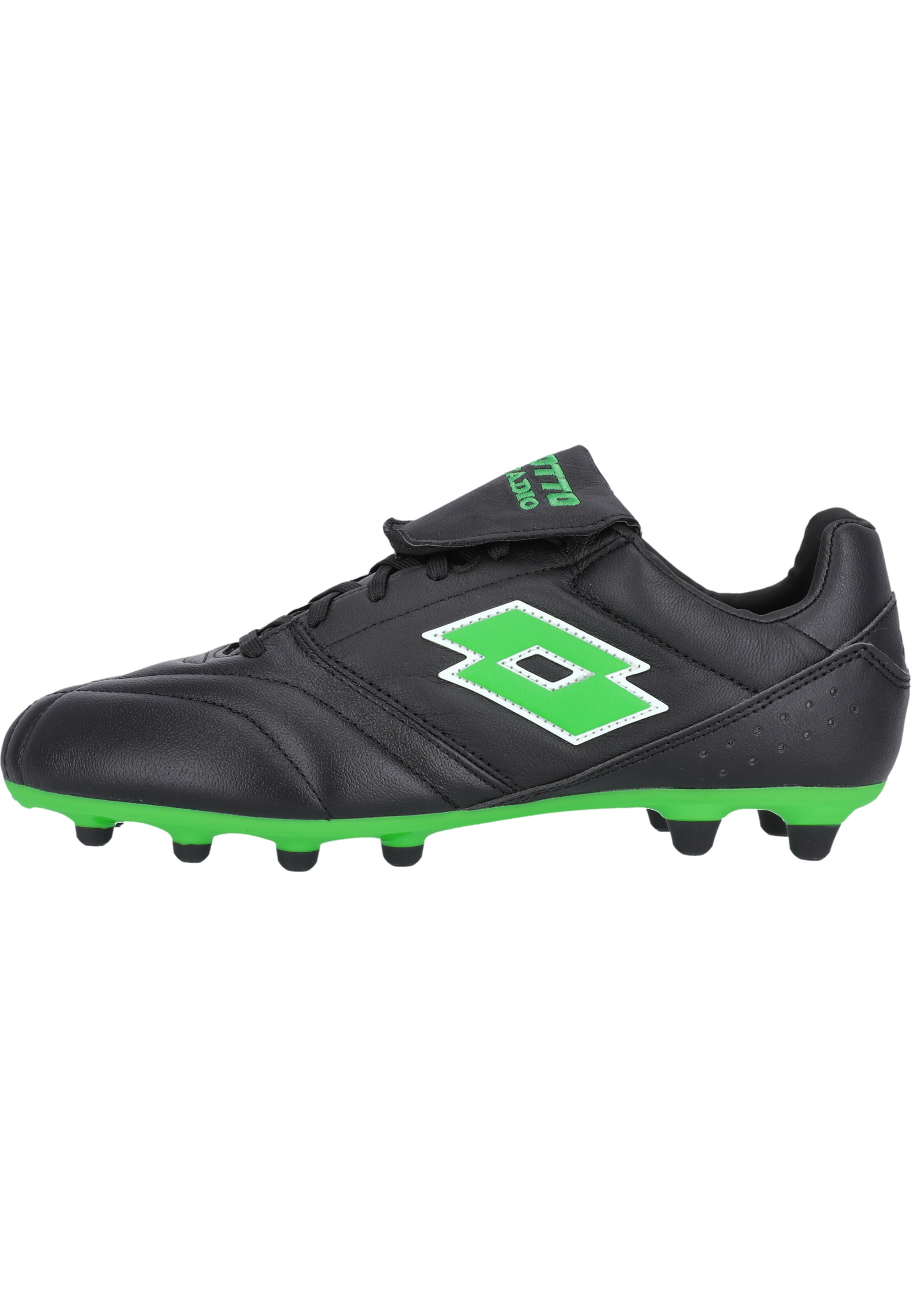 LOTTO Soccer Cleats 'Stadio 200' in Black: front
