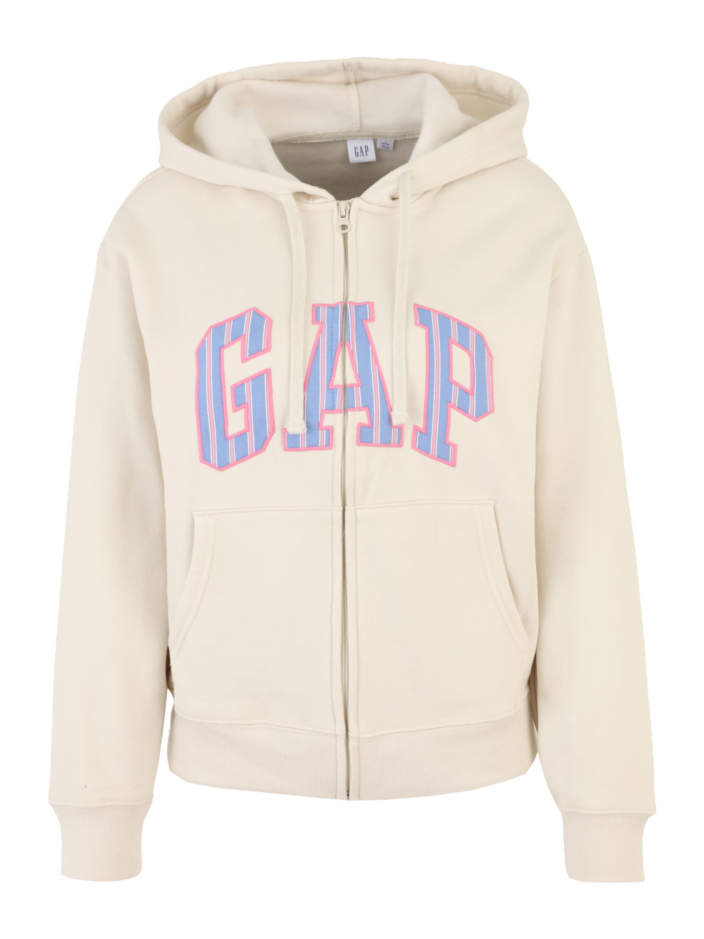 Giacca di felpa 'HERITAGE' di Gap Petite in beige: frontale