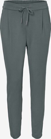 VERO MODA Tapered Pleat-Front Pants 'Eva' in Green: front