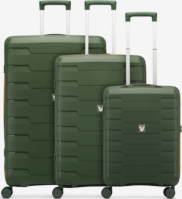 Roncato Kofferset 'Skyline 2.0' in Grün: Vorderseite
