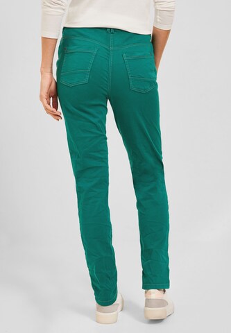 CECIL Slim fit Pants in Green