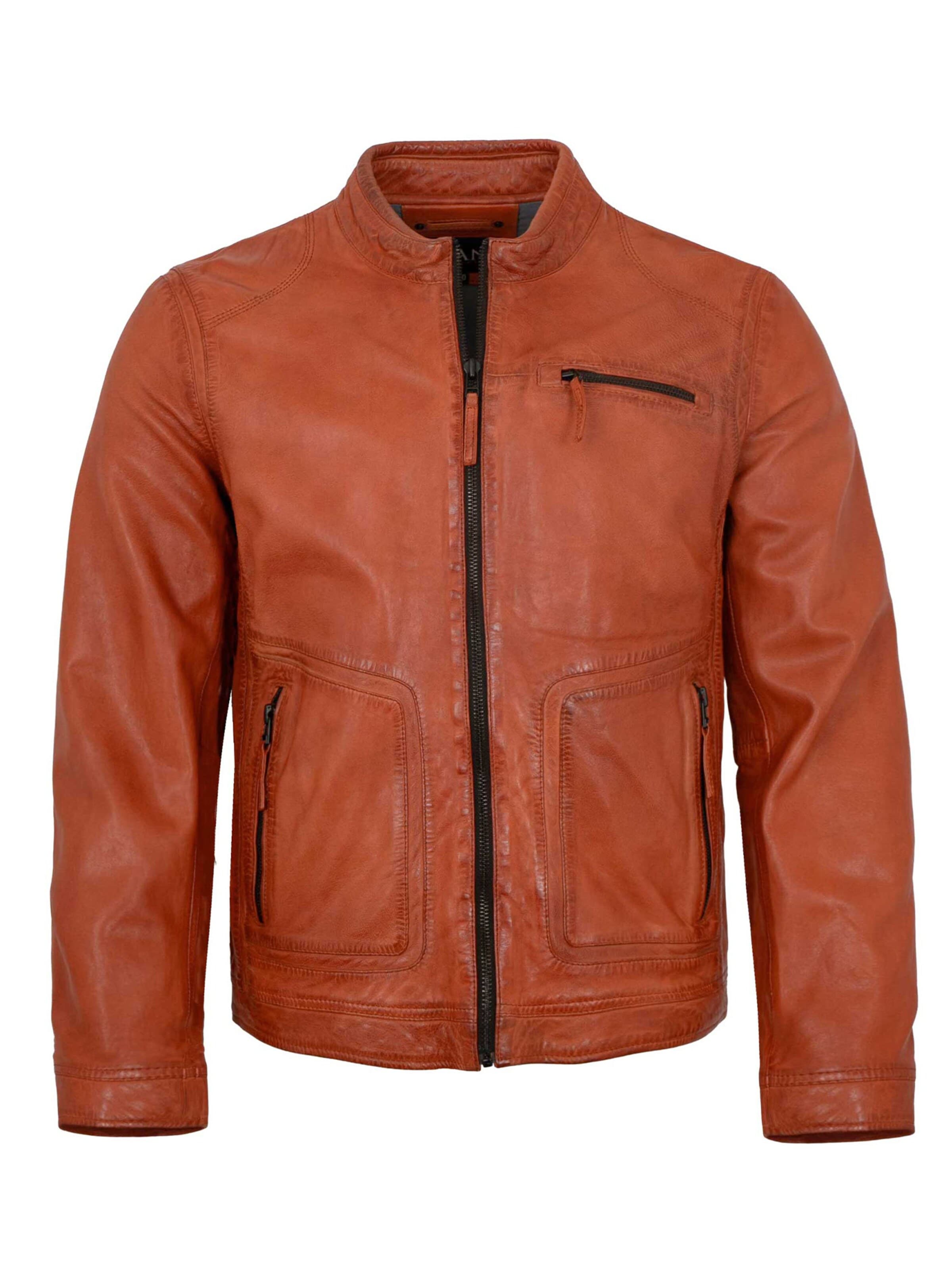 Jilani Between-Season Jacket 'Nilan-2' in Orange: front