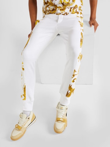 Versace Jeans Couture Tapered Broek '76UP318' in Wit: voorkant