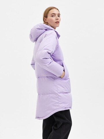 Manteau d’hiver 'Mina' SELECTED en violet