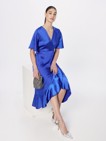 SISTERS POINT - Vestido de cocktail 'ECOA' em azul