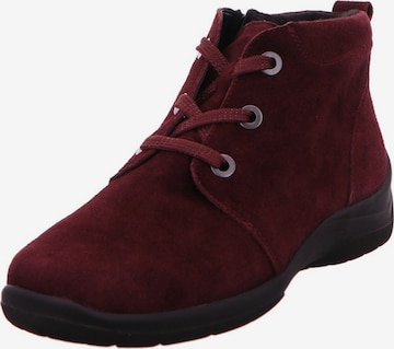 WALDLÄUFER Lace-up bootie 'Hesna' in Brown: front