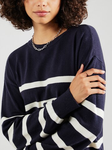 PIECES Pullover in Blau