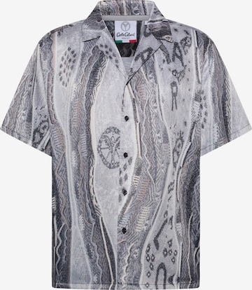 Carlo Colucci Button Up Shirt 'DeManicor' in Grey: front