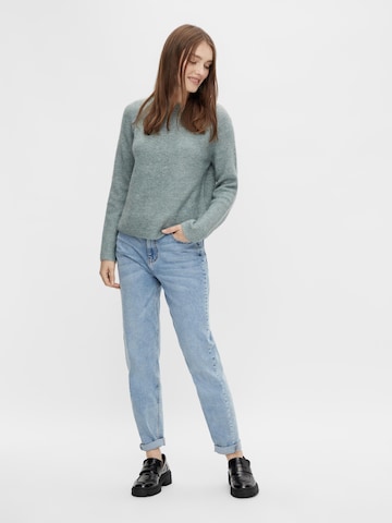PIECES Sweater 'Ellen' in Grey