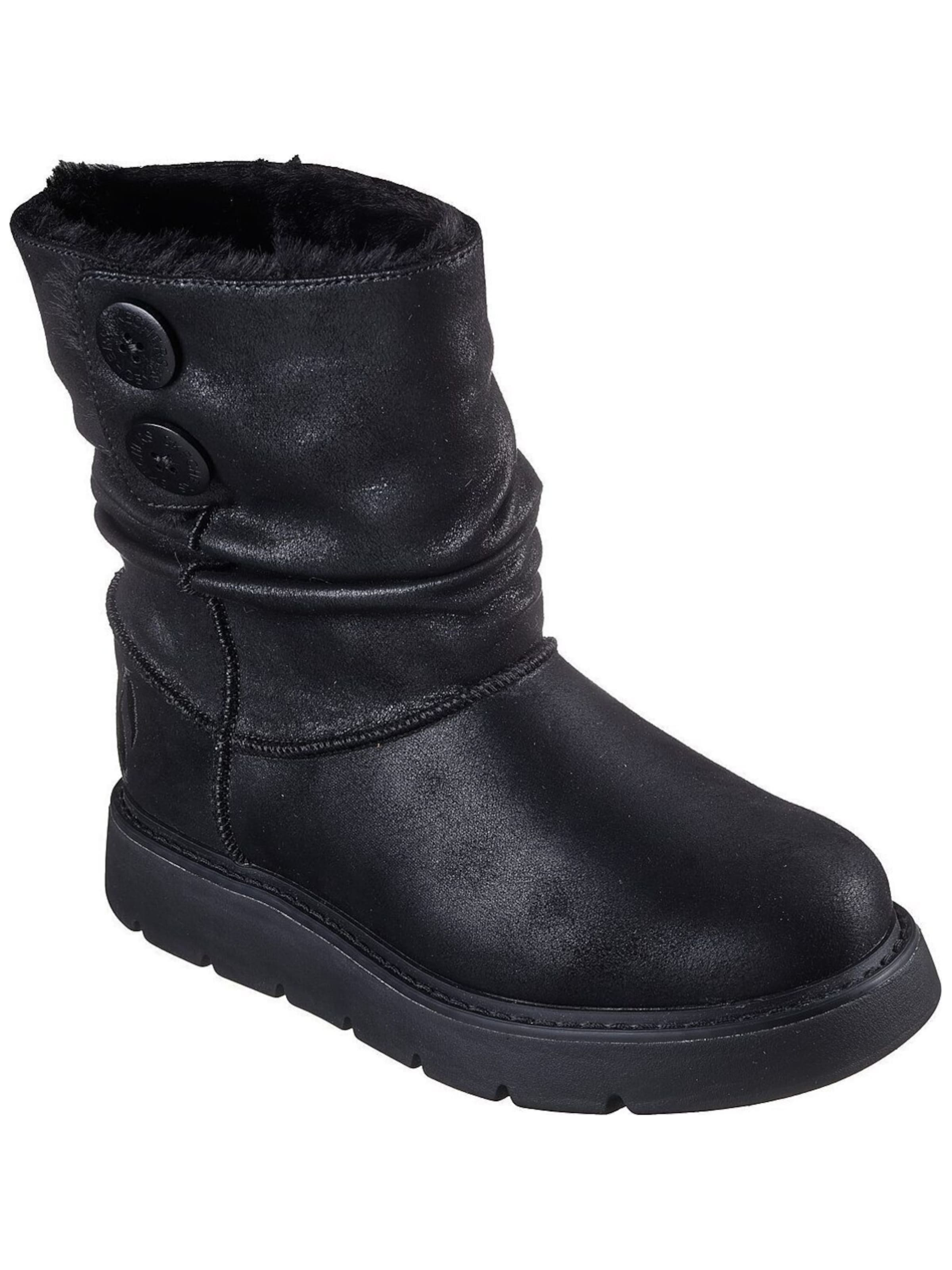 SKECHERS Boots 'Skechers Keepsakes Lite - Freezing Low' in Zwart: voorkant