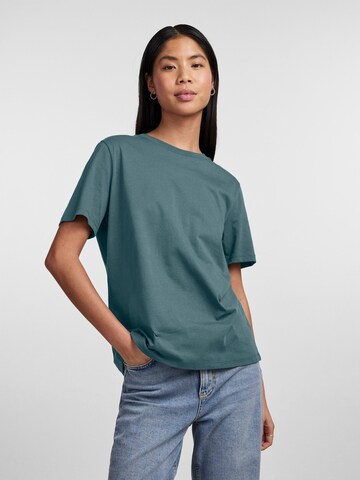 PIECES T-Shirt 'RIA' in Grün: Vorderseite