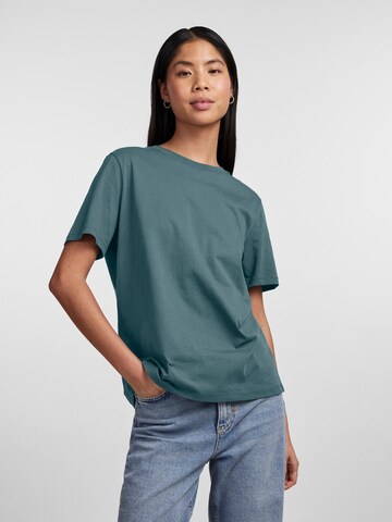 PIECES Shirt 'RIA' in Groen: voorkant