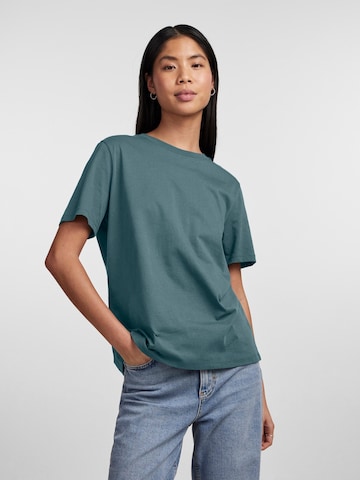 PIECES Shirt 'RIA' in Groen: voorkant