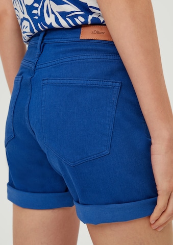 s.Oliver Tapered Shorts 'Betsy' in Blau