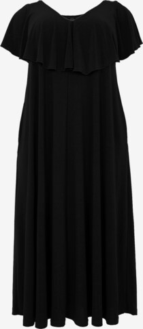 Yoek Dress in Black: front