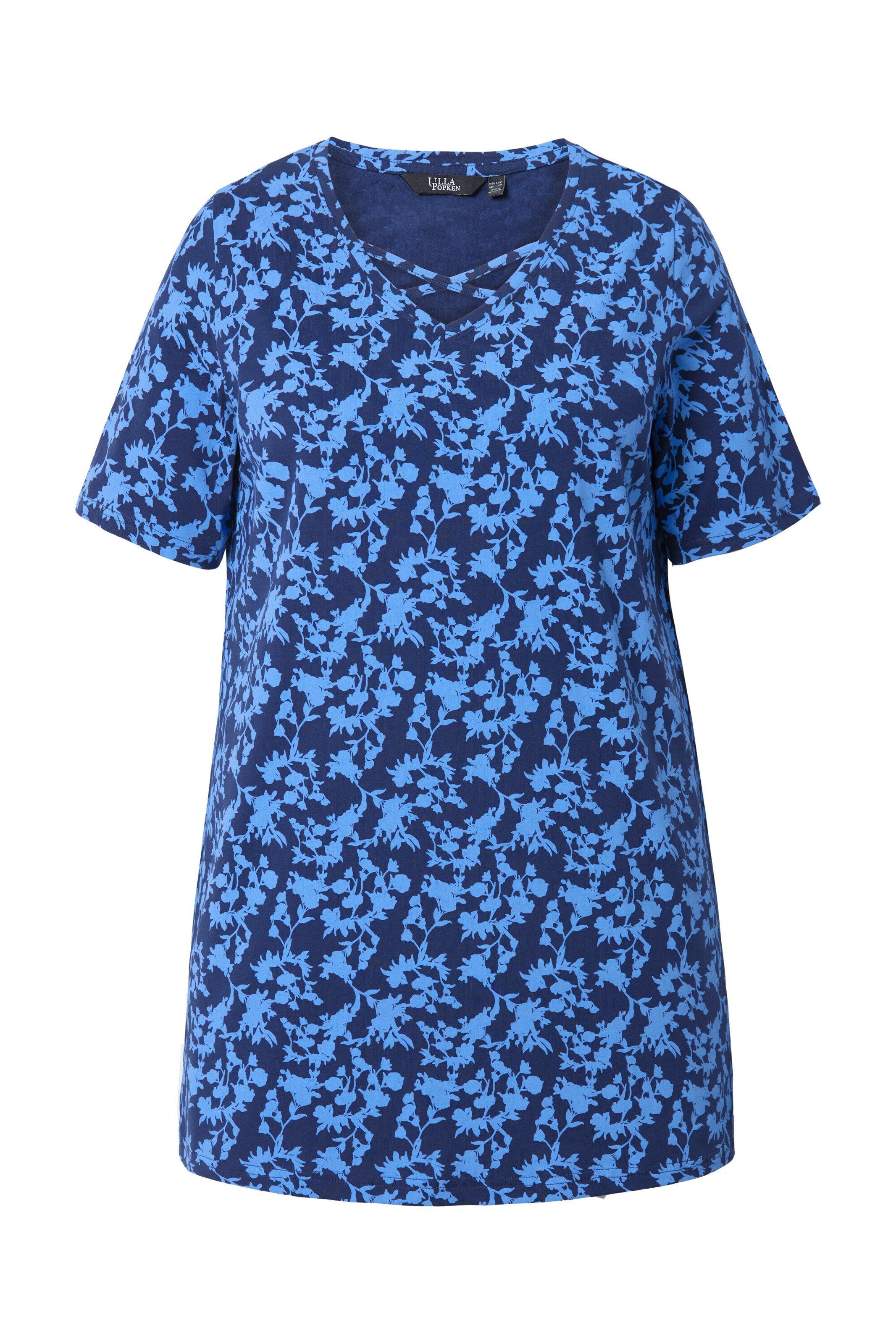 Ulla Popken Shirt in Blauw: voorkant