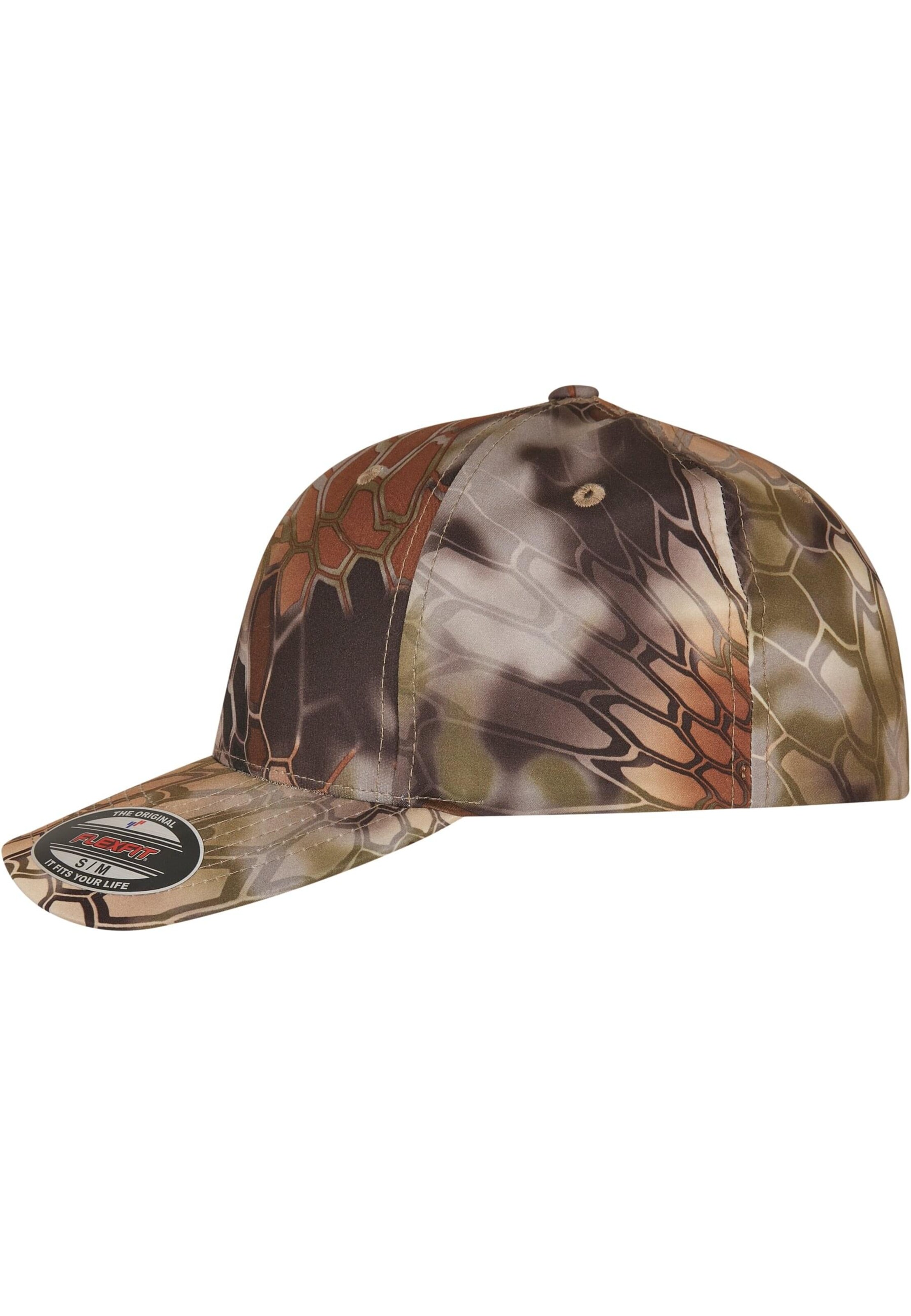 Flexfit Шапка с козирка 'Kryptek' в кафяво