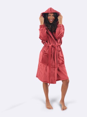 COZEE Nattlinne 'Red Dahlia Robe' i röd