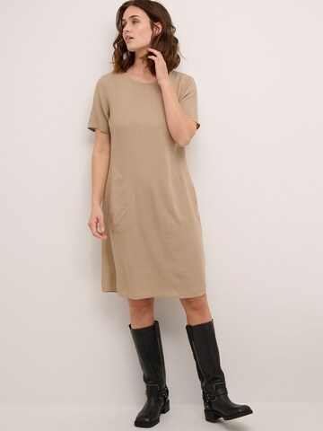 Robe 'Milia' Kaffe en beige : devant