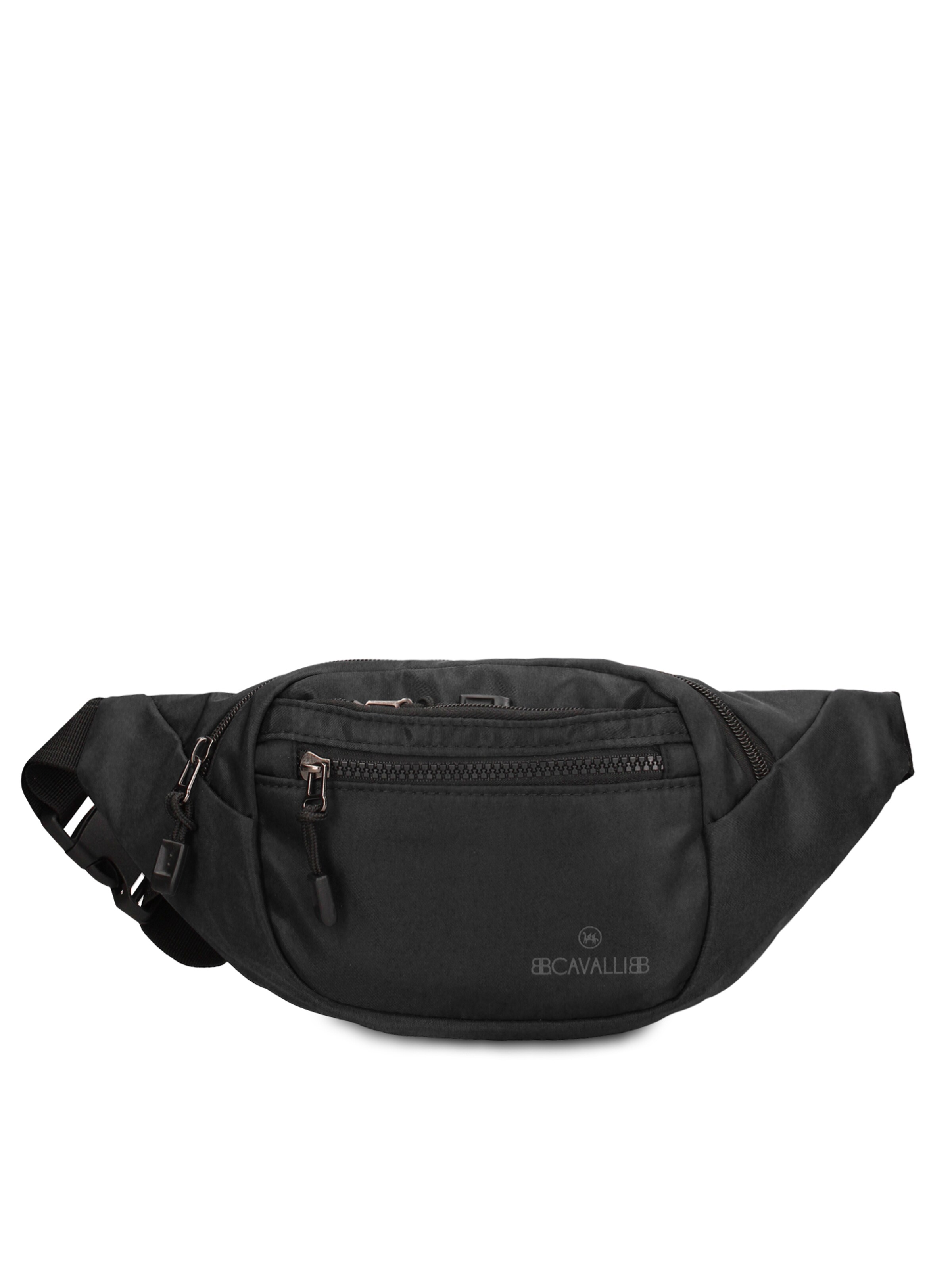 Marsupio 'Marsupio Uomo B Cavalli Vegan Leather' di B. Cavalli in nero: frontale