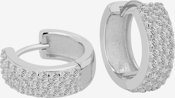 Akzent Ohrringe 'Senna, 925 Sterlingsilber, langlebig' in Silber: Vorderseite