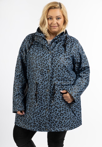 Schmuddelwedda Raincoat in Blue: front