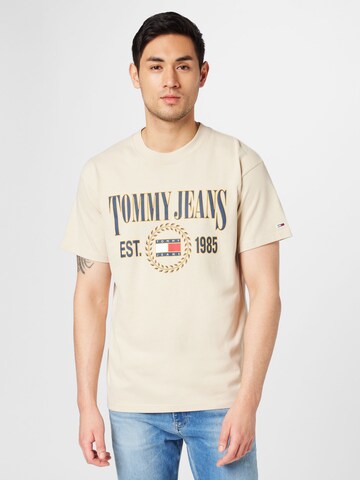 Tommy Jeans Shirt in Beige: front