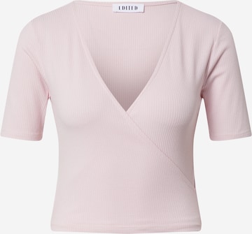 T-shirt 'Leia' EDITED en rose : devant