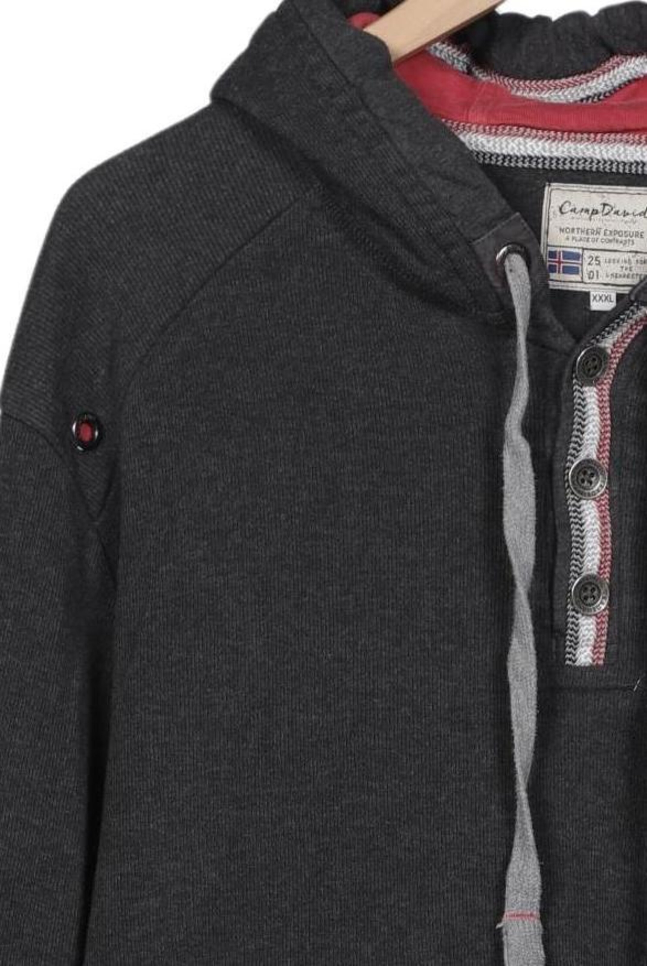 CAMP DAVID Pullover XXXL in Grau