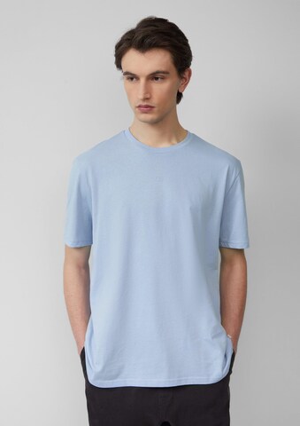 T-Shirt QS en bleu : devant