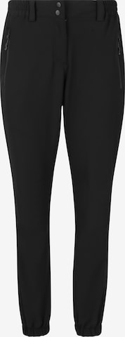 Whistler Tapered Outdoor trousers 'NAIA' in Black: front