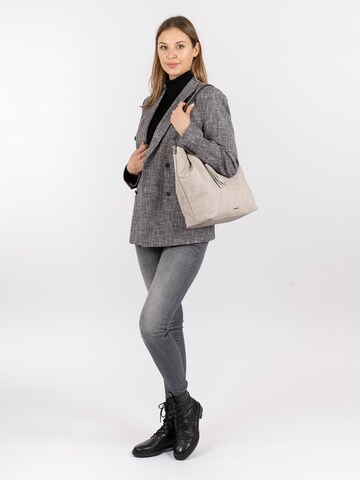 Emily & Noah Shopper 'Elke' in Grau: Vorderseite