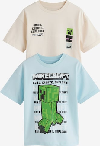 Next Shirt 'Minecraft' in Beige: voorkant