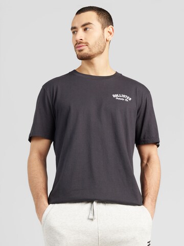 T-Shirt HOLLISTER en noir : devant