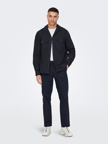 Only & Sons Regular Trousers 'Law' in Blue