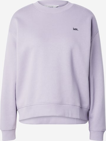 Sweat-shirt Lee en violet : devant