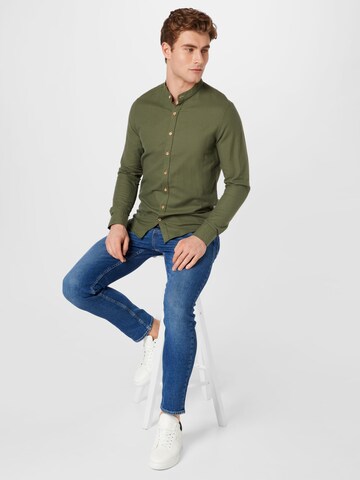 Regular fit Camicia 'Dean Diego' di Kronstadt in verde