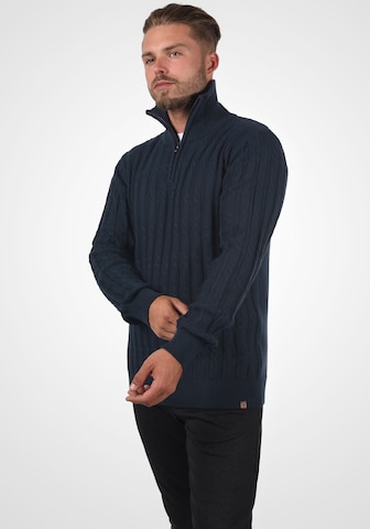 INDICODE JEANS Sweater 'Paulo' in Blue: front
