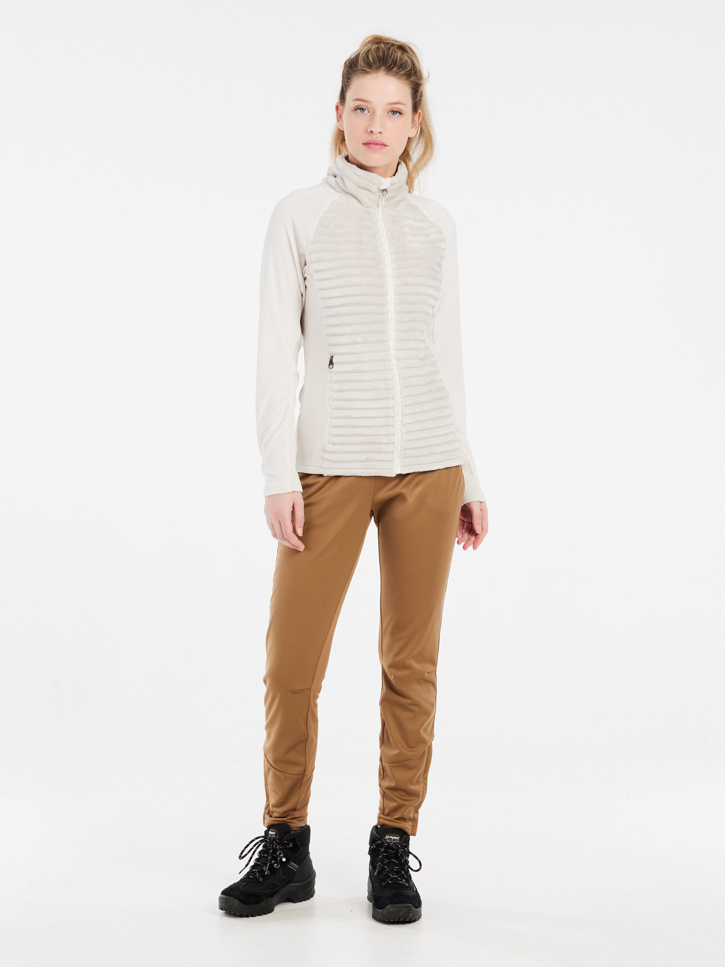 PROTEST Fleece jas 'PRTDELAY' in Wit