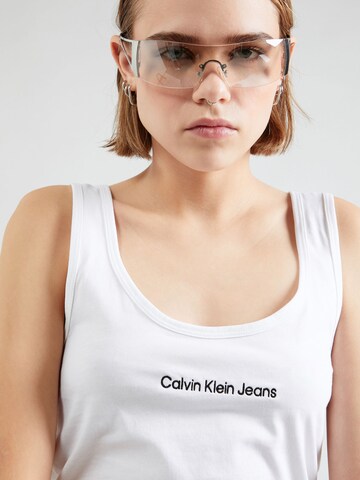 Calvin Klein Jeans Top w kolorze biały