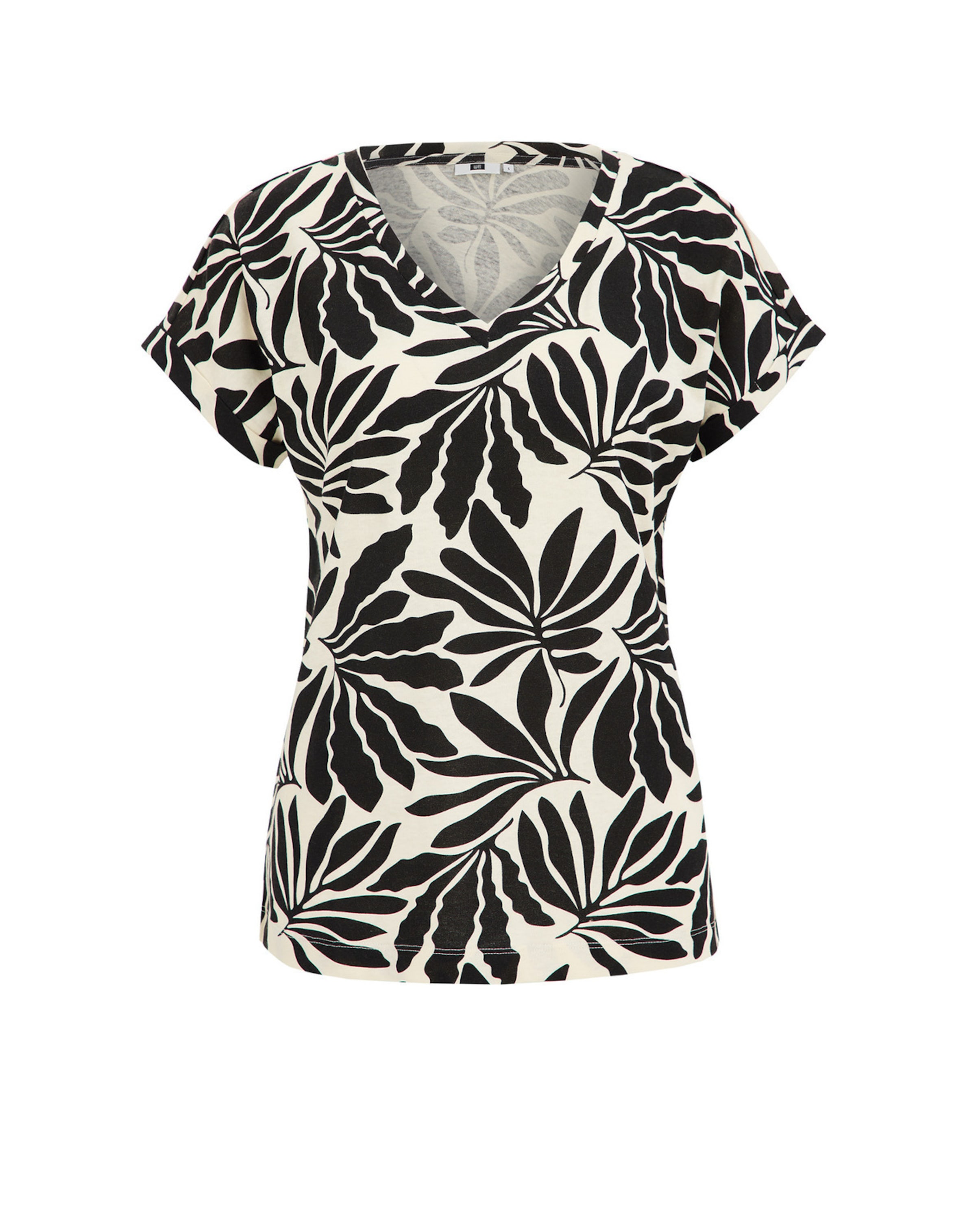 WE Fashion Tričko - Čierna: predná strana