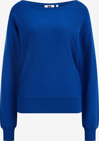 WE Fashion - Pullover em azul: frente