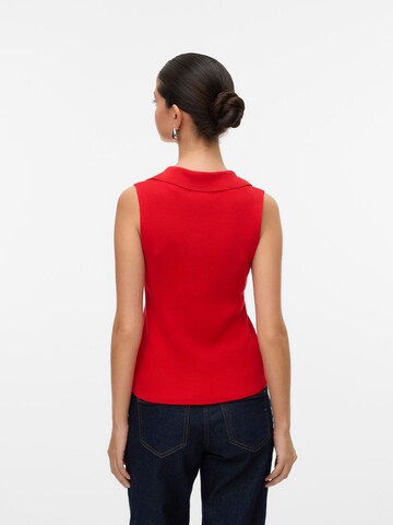 Cardigan 'VMWillow' VERO MODA en rouge