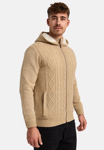Vestes en maille 'INRandolph' INDICODE JEANS en beige
