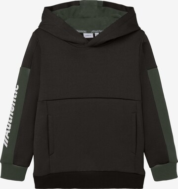 NAME IT - Sudadera 'Onitter' en negro: frente