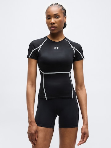 UNDER ARMOUR Функционална тениска 'Elite' в черно: отпред